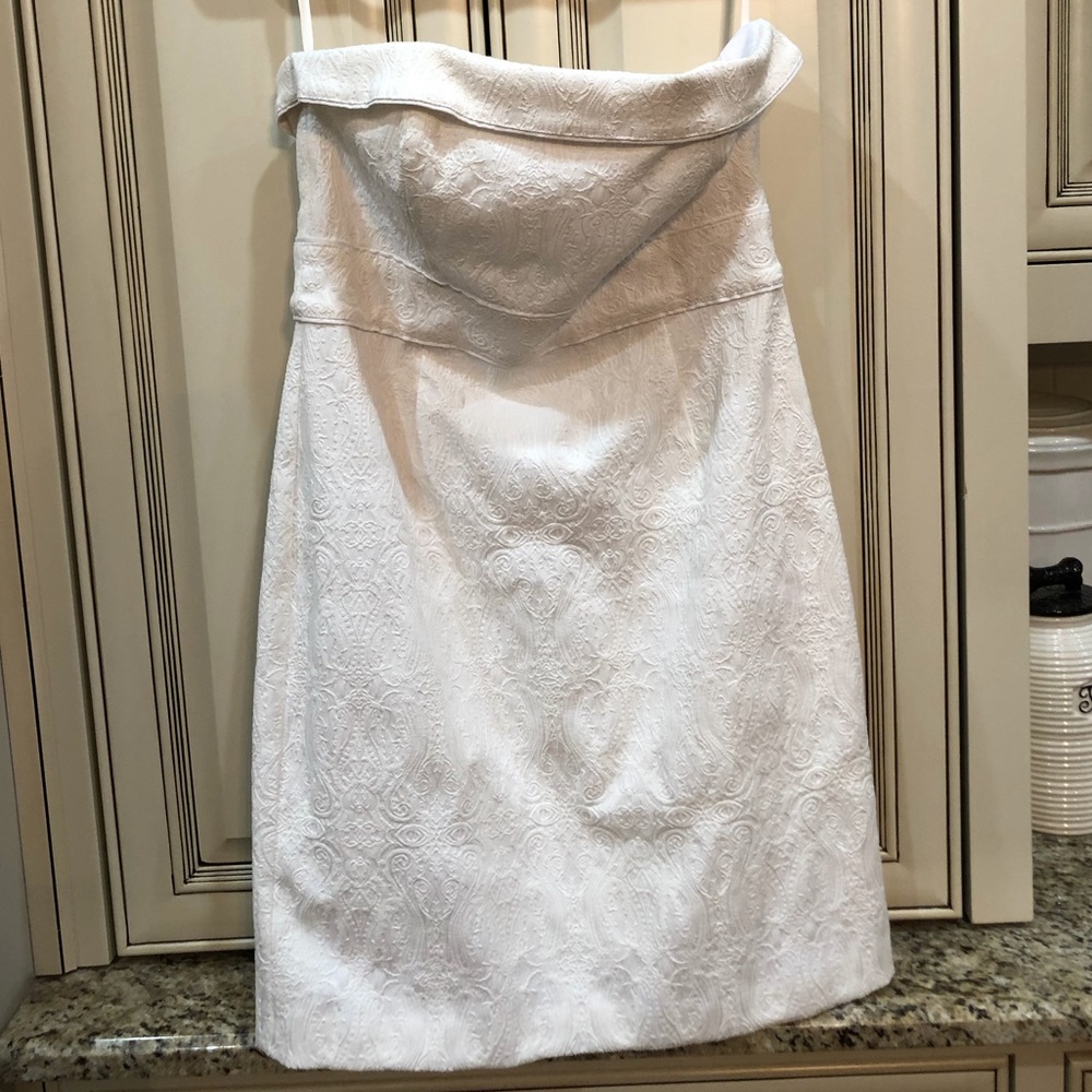 White House Black Market Strapless Sundress